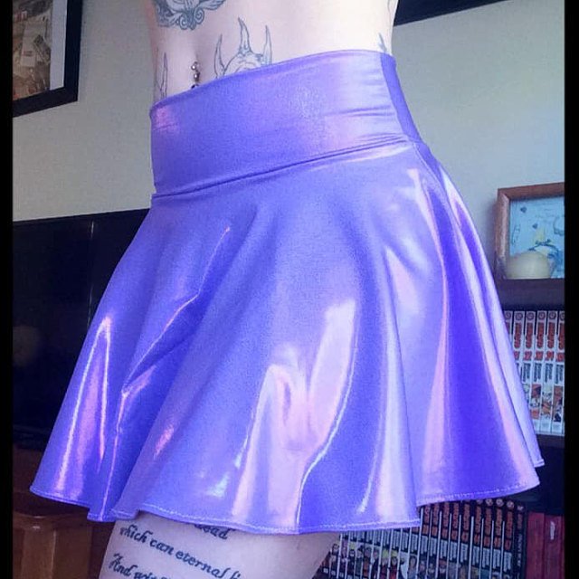 Lavender Skater Skirt