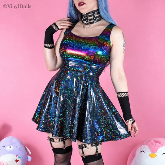 Midnight Rainbow Iridescent Dress