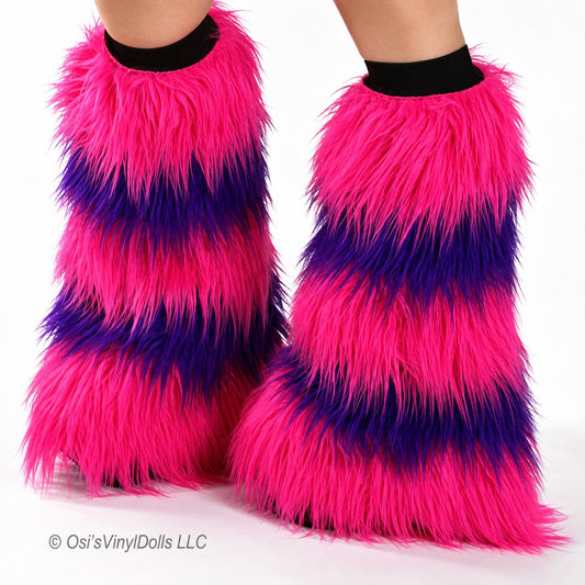Striped Pink Purple Fluffies