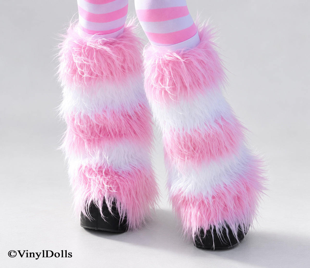 Pastel Pink White Fluffies