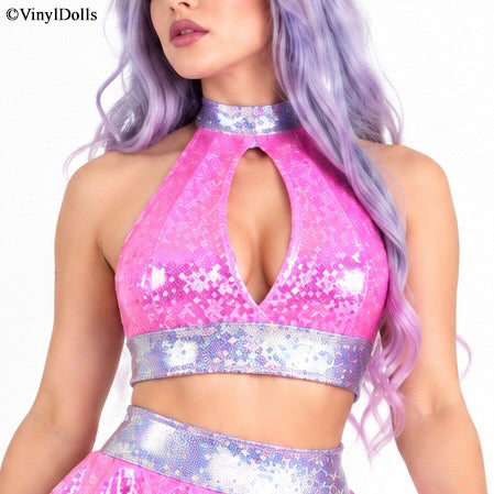 Pastel Princess Iridescent Top