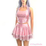 Iridescent Pastel Pink Mermaid Set