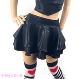 Shiny Black Skirt