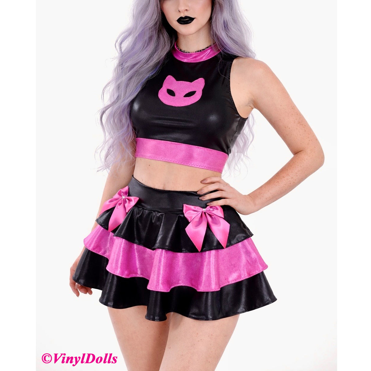 Black Pink Kitty Set
