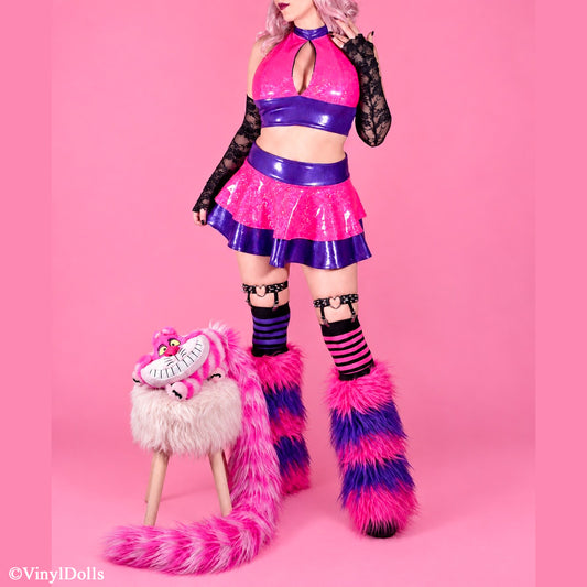Cheshire Cat Set - Top, Skirt, Fluffies