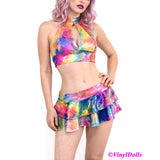 Rainbow Mermaid Hologram Keyhole Set