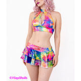 Rainbow Mermaid Hologram Keyhole Set