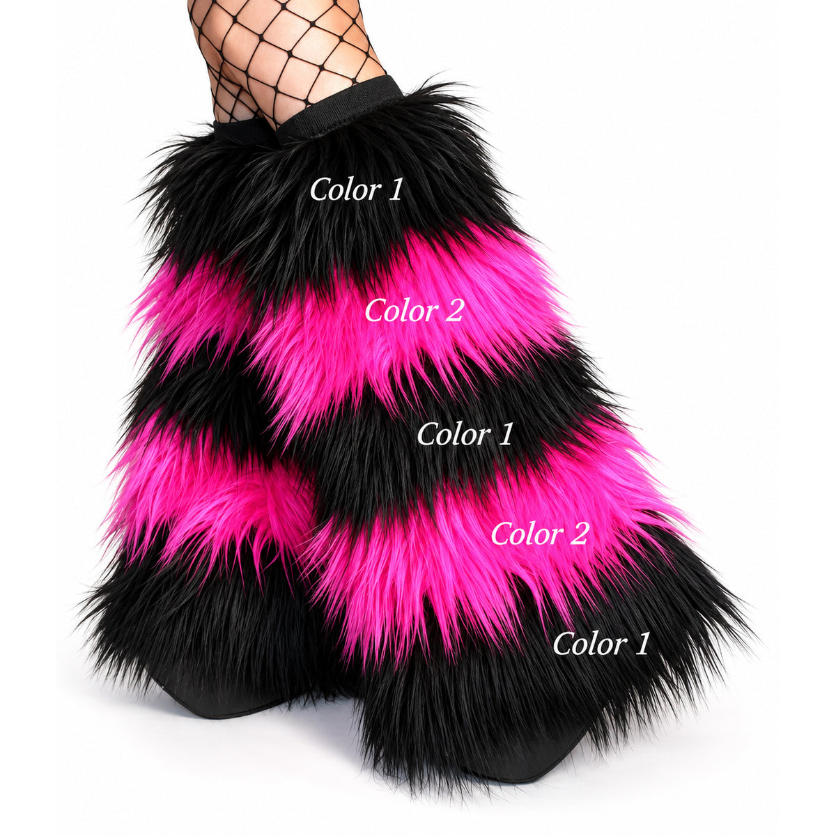 Custom Striped Fluffies - Choose Your Own Colors