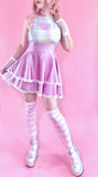 Pink Silver Heart Dress