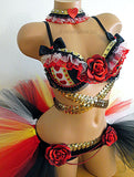 Queen of Hearts Rave Outfit
