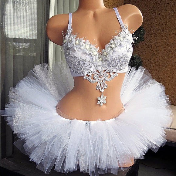 Silver White Wonderland Rave Outfit – VinylDolls Silver White Wonderland Rave Outfit – VinylDolls