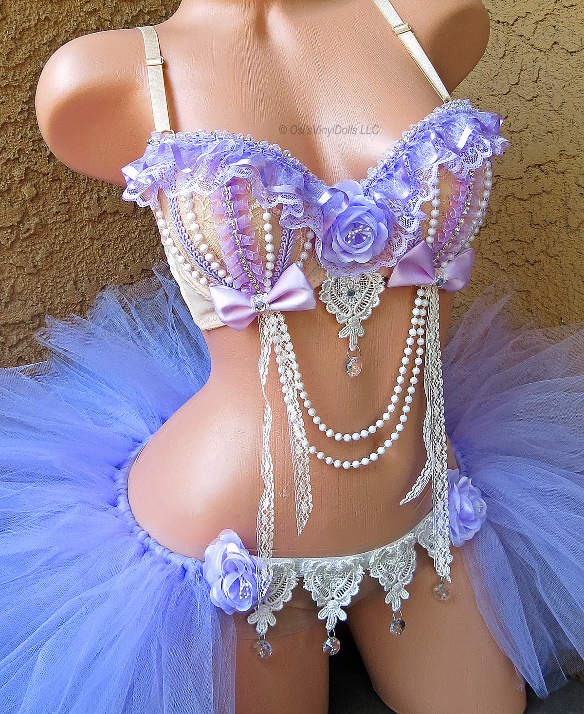 Pastel Lilac Rave Outfit