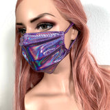 Lavender Holographic FaceMask