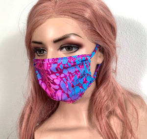 Blue Pink Purple Face Mask