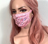 Pink Mermaid Holo Face Mask