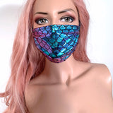 Holographic Mermaid FaceMask