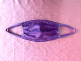Purple Holographic Face Mask