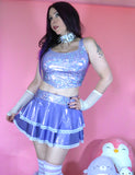 Iridescent Lilac Purple Set