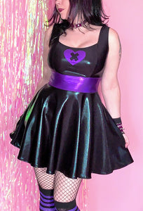 X Heart Dress - Purple