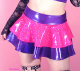 Hot Pink Purple Iridescent Skirt