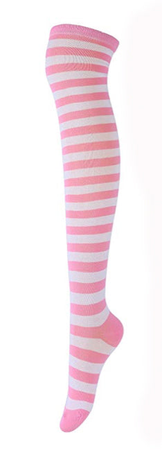 Pink White Striped Stockings – VinylDolls