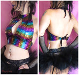 Iridescent Rainbow Top