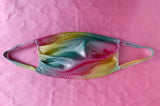 Pastel Rainbow Holographic Face Mask