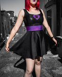X Heart Dress - Purple