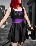 X Heart Dress - Purple